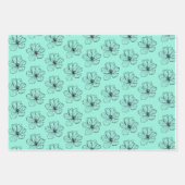 Floral Fantasy Naadloos inpakpapier (Voorkant 2)