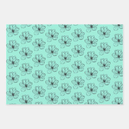 Floral Fantasy Naadloos inpakpapier