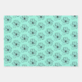 Floral Fantasy Naadloos inpakpapier Vel (Voorkant 3)