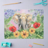 Floral Fantasy Oerwoud Olifant Decoupage Tissuepapier (Craft)
