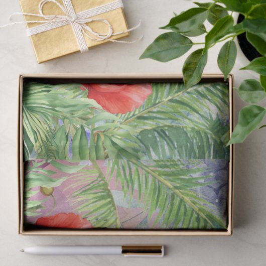 Floral Fantasy Oerwoud Tijger Decoupage Tissuepapier (Geschenk)