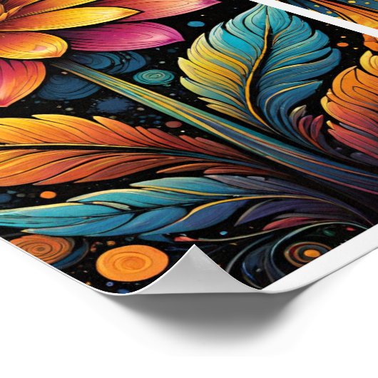 Floral Fantasy Poster (Hoek)