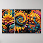 Floral Fantasy Poster (Voorkant)
