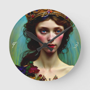 Floral Fantasy Princess Ronde Klok