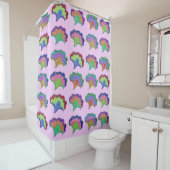 Floral Fantasy Shower Curtain Douchegordijn (In situ)