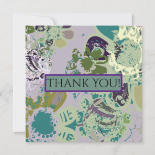 Floral Fantasy Thankyou card Bedankkaart
