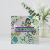 Floral Fantasy Thankyou card Bedankkaart (Staand voorkant)