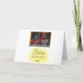 Floral Fantasy Verjaardag Kaart (Achterkant)