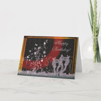 Floral Fantasy Verjaardag Kaart