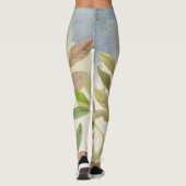 Floral fantasy waterverf leggings (Achterkant)