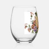 Floral Fantasy   Wijnglas Zonder Voet (Rechts)