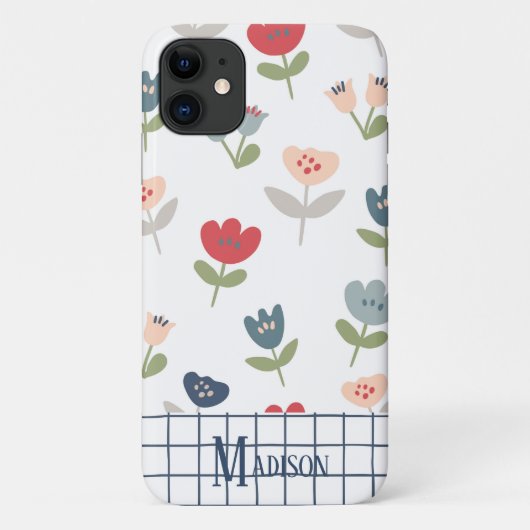 Floral Farmhouse Land stijlvol Case-Mate iPhone Case (Achterkant)