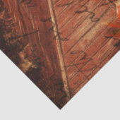 Floral Farmhouse  Red Barn ontkoppeling Tissuepapier (Detail)