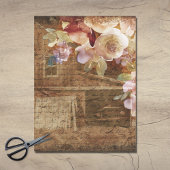 Floral Farmhouse Rustic Barn ontkoppeling Tissuepapier