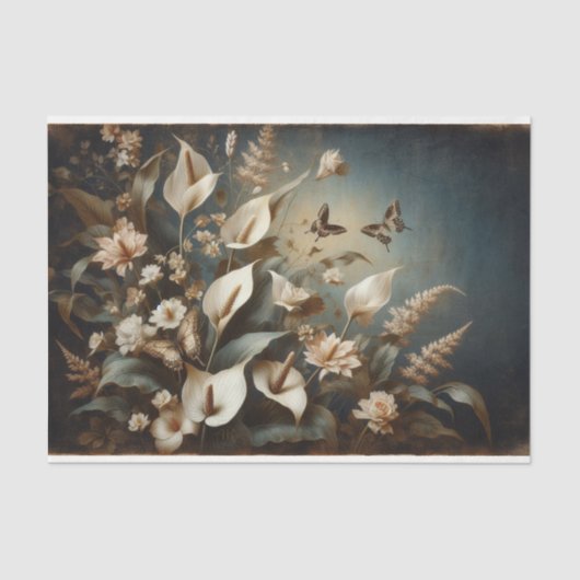 Floral Fauna Decoupage Weefselpapier Tissuepapier (Voorkant)