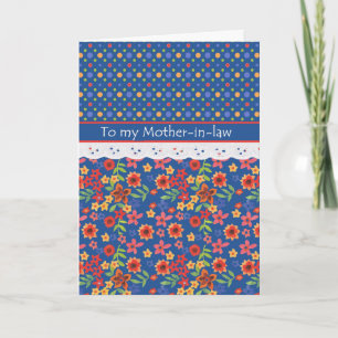 Floral Faux Lace Moederdag schoonmoeder Kaart