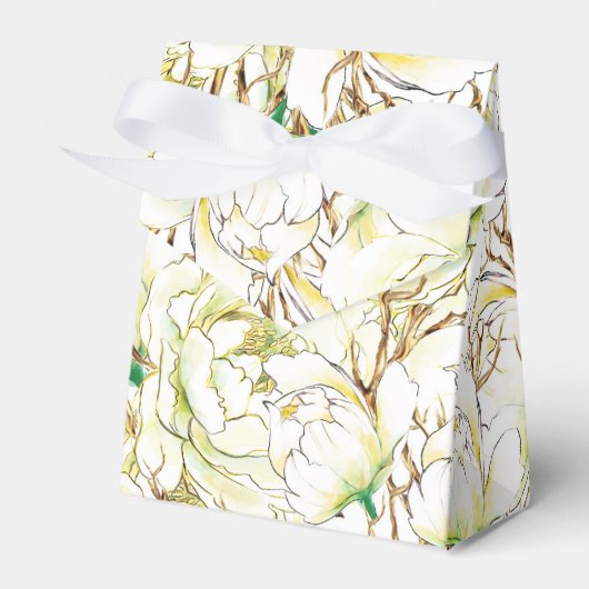Floral Favor Box Bedankdoosjes (Voorkant Zijde)