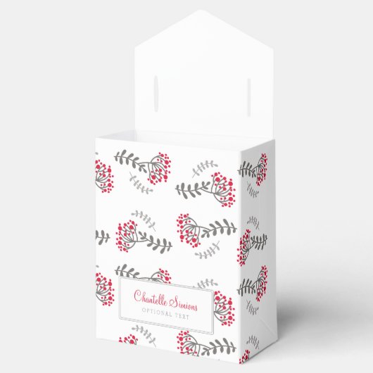 Floral Favor Box Bedankdoosjes (Geopend)