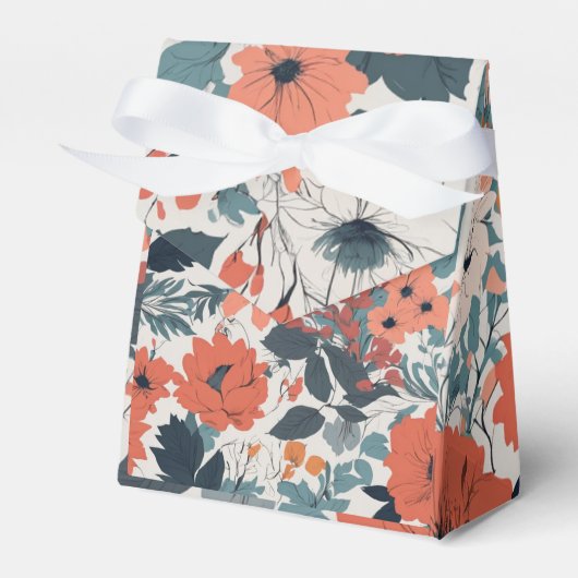 Floral Favor Box Bedankdoosjes (Voorkant Zijde)
