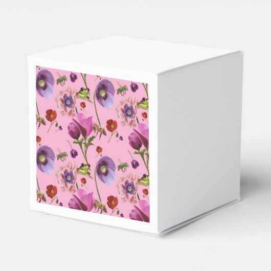 Floral favor box bedankdoosjes (Achterkant)