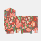 Floral Favor Box | Wedding Party Favor Packaging | Bedankdoosjes (Uitgevouwen)