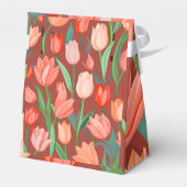 Floral Favor Box | Wedding Party Favor Packaging | Bedankdoosjes (Achterkant)