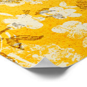 Floral Fawn & Little Bird Art Poster (Hoek)