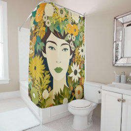 Floral Fem Douchegordijn