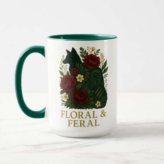 Floral & Feral | Halloween Gifts Mok (Links)