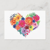 Floral Fiesta Accommodations Informatiekaartje (Achterkant)