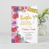 Floral Fiesta Bridal Shower Kaart (Staand voorkant)