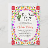 Floral Fiesta Couples Shower Invitation Kaart (Voorkant)