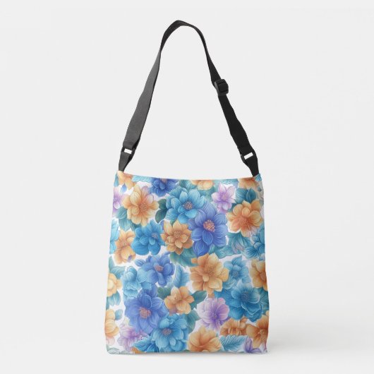 Floral Fiesta Crossbody Tas (Achterkant)