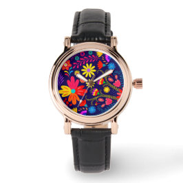 Floral Fiesta Inspired Horloge