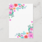 Floral Fiesta Taco'bout Love Couples Shower Kaart (Achterkant)