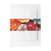 Floral Fiesta Uitnodigingen Wikkel (Voorkant Voorbeeld)