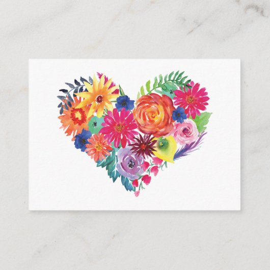 Floral Fiesta Vrijgezellenfeest Date Night Ideeën Informatiekaartje (Achterkant)