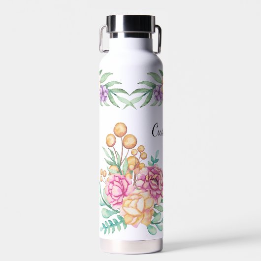 Floral Fiesta Water Fles (Voorkant)