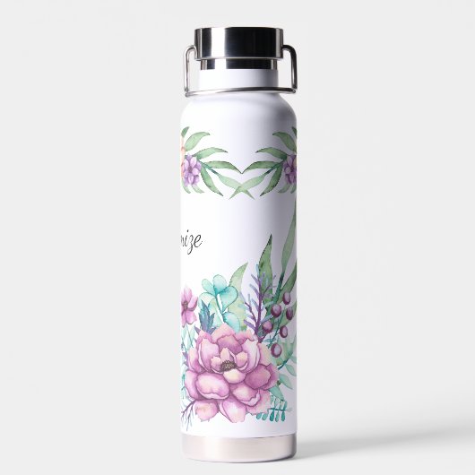 Floral Fiesta Water Fles (Achterkant)