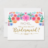 Floral Fiesta zal je mijn briefkaart zijn (Voorkant)