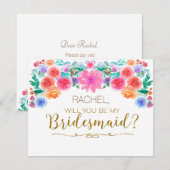 Floral Fiesta zal je mijn briefkaart zijn (Voorkant / Achterkant)