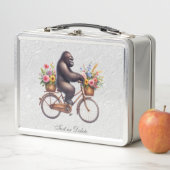 Floral Fiets Gorilla Metalen Lunchbox (In situ)