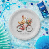 Floral Fietseend Papier Bord (Feest)