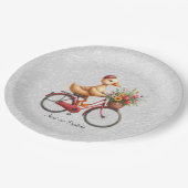 Floral Fietseend Papier Bord (Gekanteld)