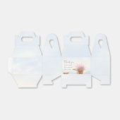 Floral  Fietsverlovingsfeest Bedankt Bedankdoosjes (Uitgevouwen)