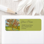 Floral fijn kunst personaliseren etiket (Insitu)