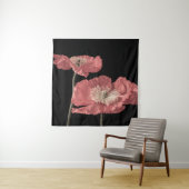 Floral fijne kunst nog levenspad macro van een wandkleed (In situ)