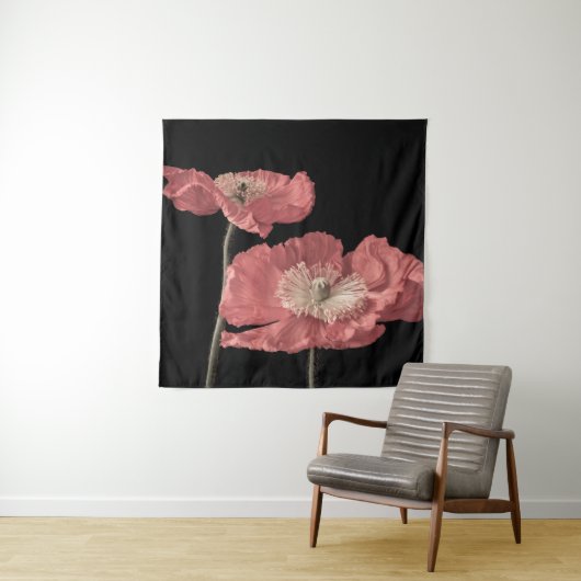 Floral fijne kunst nog levenspad macro van een wandkleed (In situ)