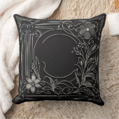 Floral Filigree Frame Kussen (Deken)