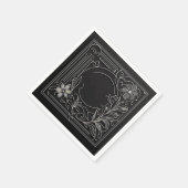Floral Filigree Frame Servet (Hoek)